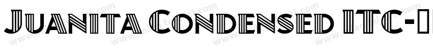 Juanita Condensed ITC字体转换